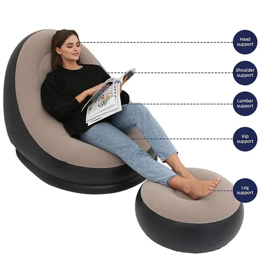 馃敟Portable Indoor/Outdoor Air Couch + Pump馃敟