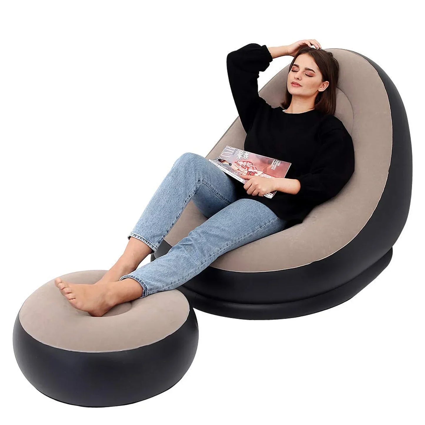 馃敟Portable Indoor/Outdoor Air Couch + Pump馃敟