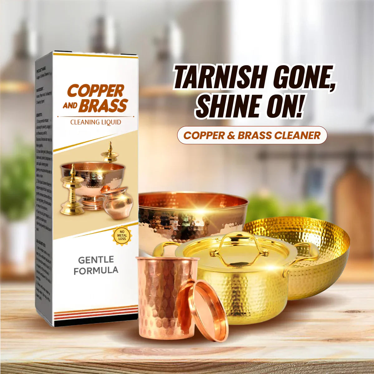 ShineBright鈩� - Instant Copper & Brass Cleaning Liquid 鉁煡� (Buy 1 Get 1 Free馃敟馃敟) Limited Period Offer