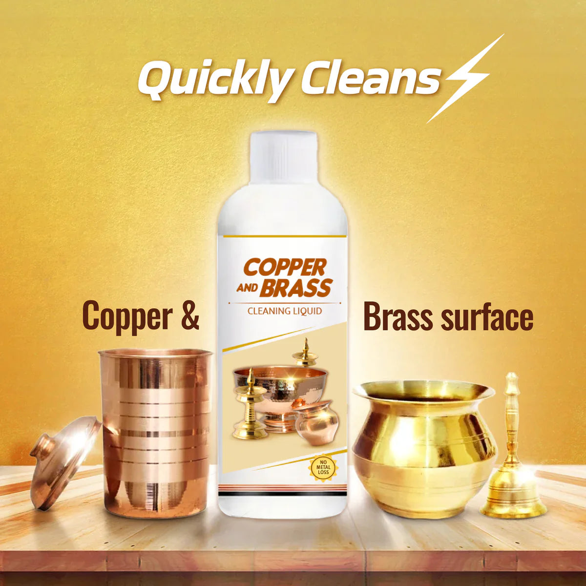 ShineBright鈩� - Instant Copper & Brass Cleaning Liquid 鉁煡� (Buy 1 Get 1 Free馃敟馃敟) Limited Period Offer
