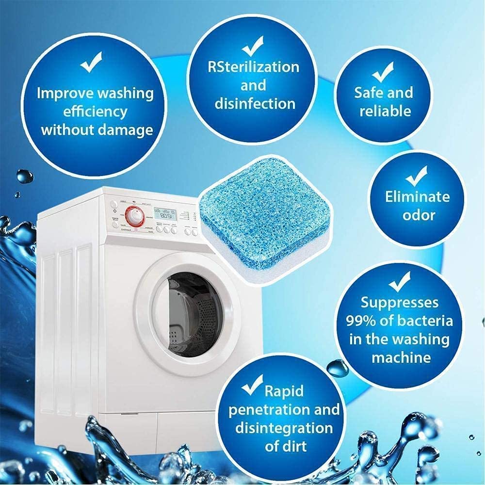 Washing Machine Deep Cleaning Tablets (Limited Stock 馃敟馃敟)